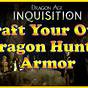 Dragon Age Inquisition Light Armor Schematics