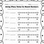 Number Line Rounding Worksheets