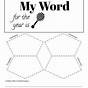 Word Of The Year Worksheets