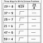 Division With Pictures Worksheet
