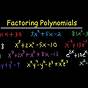 Factoring Cubic Polynomials Worksheets