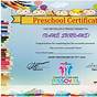 Pre K Certificate Printable