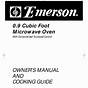 Emerson Mw9255b W Owner's Manual