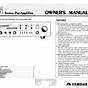 Yamaha C 4 Owner's Manual