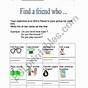 Find A Friend Worksheets