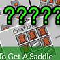 How To Build Saddle In Minecraft