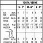 Hockey Shin Guards Size Chart