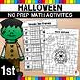 Halloween 1st Grade Worksheets