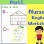English Worksheets For Nursery