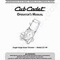 Cub Cadet 3x Snow Blower Manual