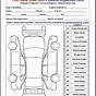 Rental Car Inspection Diagram