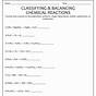 Grade 10 Chemical Reactions Worksheet