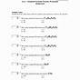 Types Of Chemical Equations Identification Worksheets Answer