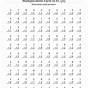 Mad Math Minute Worksheets