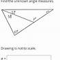 Find The Unknown Angle Measures