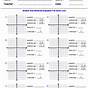 Function Table Graphing Worksheet Answers