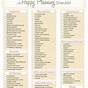 Printable Destination Wedding Checklist