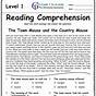 Comprehension Worksheet For Grade 4