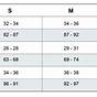 Female Underwear Size Chart