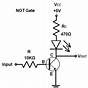 Not Gate Circuit Diagram Using Transistor