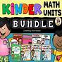 Kindergarten Math Units