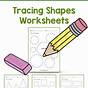 Free Tracing Shapes Worksheets