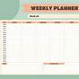 Printable Weekly Hourly Planner