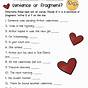 Fragment Or Sentence Worksheets