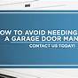 Garage Door Won T Open Manually
