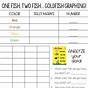 Fish Bar Graph Worksheet Printable