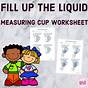 Measurement Cup Worksheet Kindergarten
