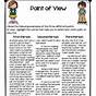 Point Of View Worksheet 5th Grade