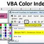 Excel Vba Color Index Chart