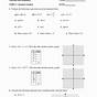 Evaluating And Graphing Functions Worksheets