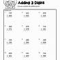 Math 3 Digit Addition Worksheets