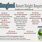 Disney World Height Requirement Chart