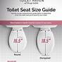 Toilet Seat Size Chart