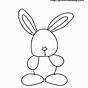 Printable Easter Bunny Face