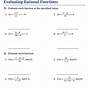 Evaluating Functions Worksheets Answers