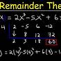 Division Of Polynomials With Remainder