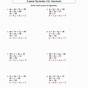System Of Equations Worksheet Kuta