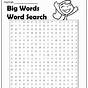 Word Search Large Printable