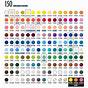 Prismacolor Color Chart 132