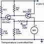 Automatic Temperature Controlled Fan Circuit Diagram
