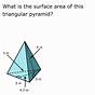 Surface Area Of Pyramid Questions