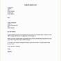 Rescind Resignation Letter Sample
