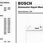 Bosch Dishwasher Repair Manual