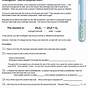 Enzymes Worksheets With Answers