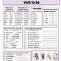 English Verb Worksheets