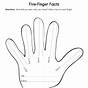 Five Finger Pattern Worksheet